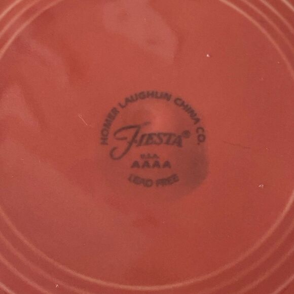 Fiesta Persimmon ? Fiestaware Dinner Plate 10.5” - Picture 5 of 5